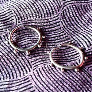 Sterling Silver hoops